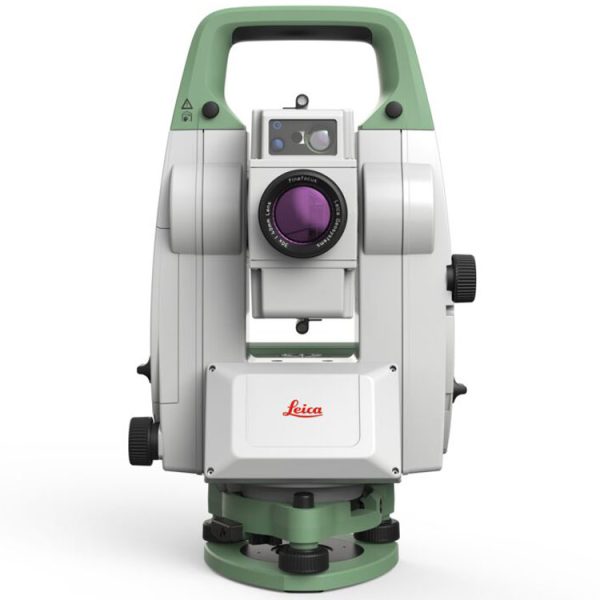 A Leica TS16 I / P Robotic Total Station on a white background.