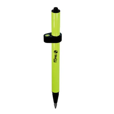 Bright yellow pen with a black grip.