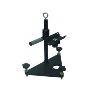 A Leica Trivet Assembly with Mounting Bracket for Piper Pipe Lasers 746158 stand with a handle on it.