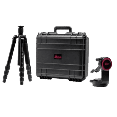 Leica laser scanning tripod and case.