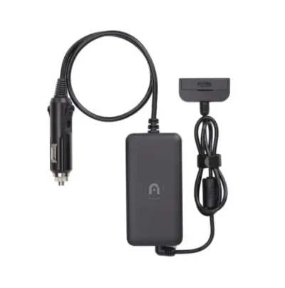 Car charger with connection cable.