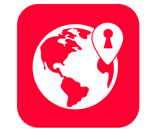 Global security location keyhole.