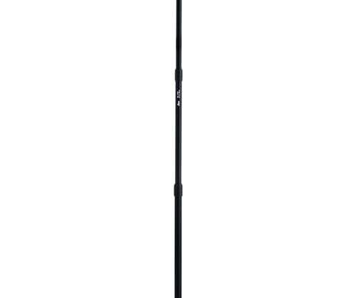Black adjustable telescopic pole.