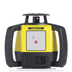A Leica Rugby 610 Rotating Laser Level Package.