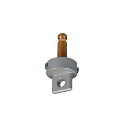 Metal component with a cylindrical shape.