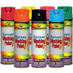 Survey marking paint.