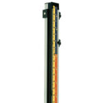 Measurement scale with colorful markings.