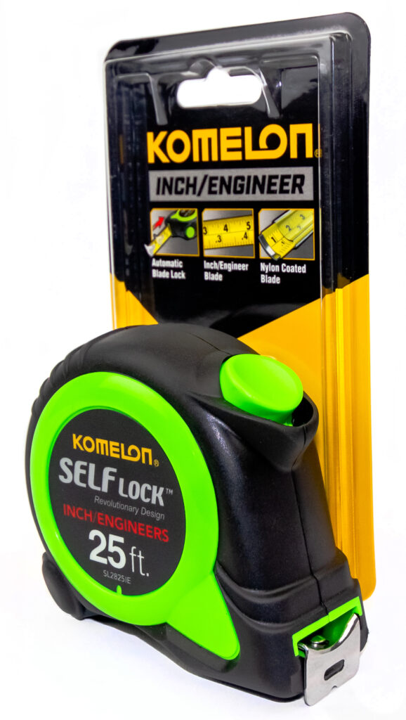 Komelon 12' Self Lock Power Tape (Feet/Inches) - Image 2