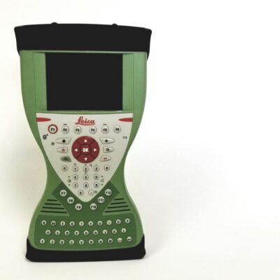 A Leica CS15 3.5G Field Controller - Pre-owned 810856-2908048 sitting on a white surface.