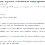 Preflight inspection guidelines for unmanned aircraft.
