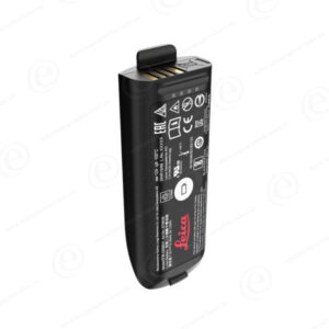 A Leica BLK2GO GEB821 battery 879638 for a camera on a white background.