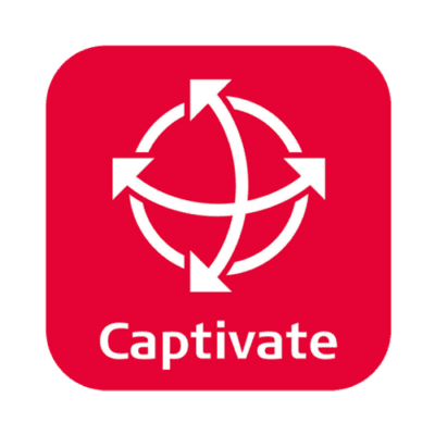 Captivate logo: global interconnectedness.