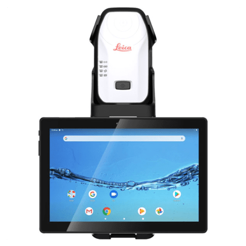 Leica BLK2GO tablet scanner device.