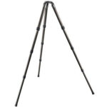 Tripod with adjustable legs for stability.