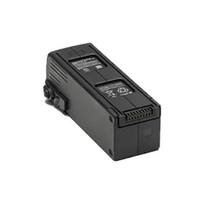 Black drone battery with connector.