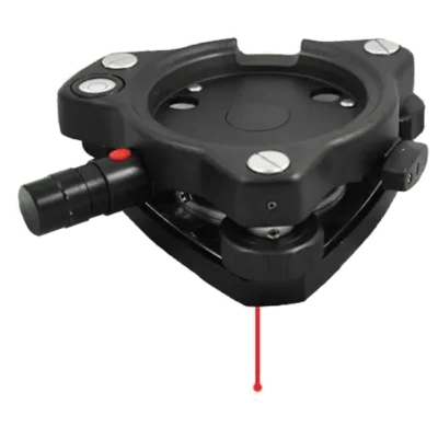 Black laser level tripod head.