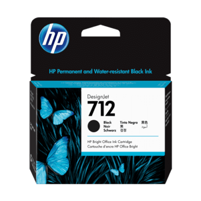 HP 712 black ink cartridge.