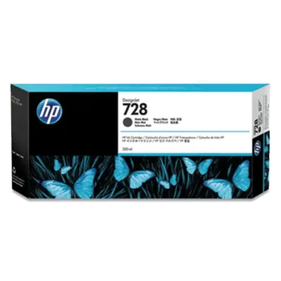 HP 728 DesignJet Matte Black ink.