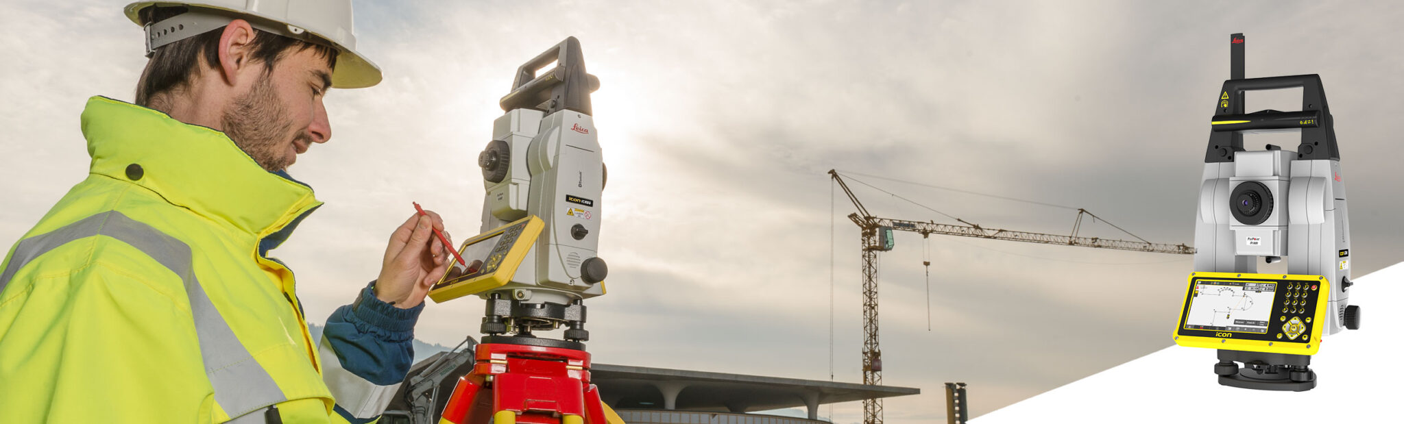 Leica iCON iCR80 Robotic Construction Total Station - Kuker-Ranken (KR)