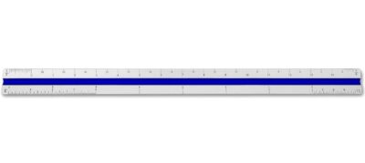 Stripy Ruler Staedtler 3051-1 Professional Triangular Scale Ruler, Metal ...