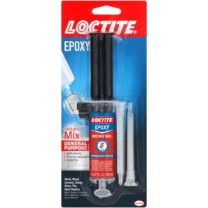 Loctite Epoxy Instant Mix adhesive.