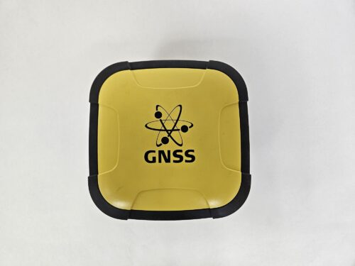 GNSS device with yellow and black casing.