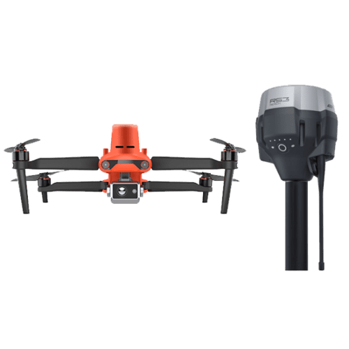 Drone with remote control, aerial photography equipment.