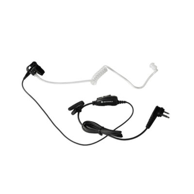 Motorola HKLN4601 Surveillance Earpiece w/inline Mic PTT Dual Pin