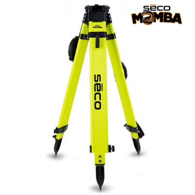 Bright yellow tripod with "Seco" branding.